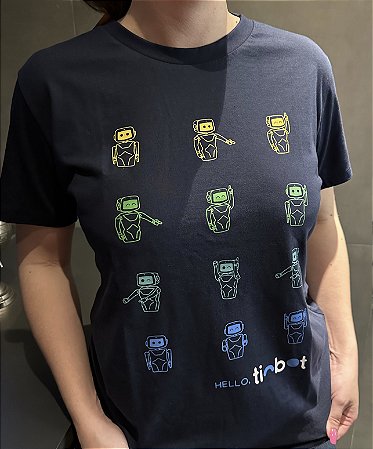 Camiseta Tinbot - Azul Marinho