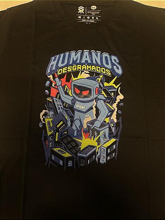 Camiseta Humanos Desgramados - preta