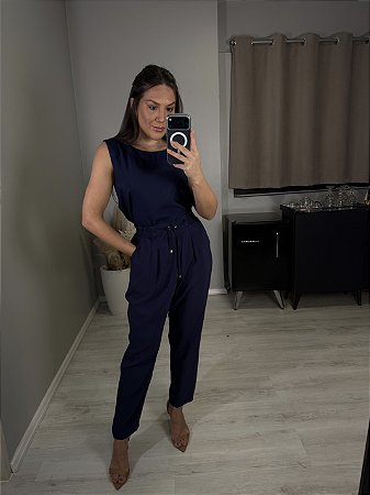 Calça reta alfaiataria