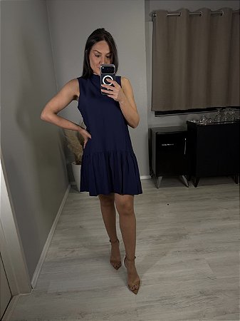Vestido gola Pietra