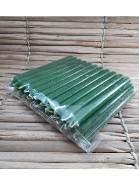 Vela palito verde