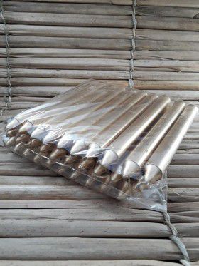Vela palito dourada