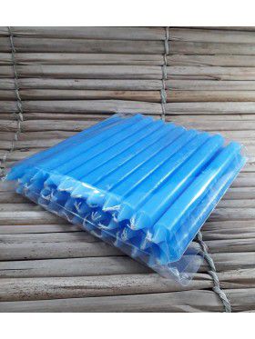 Vela palito azul claro