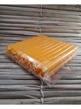 Vela palito laranja
