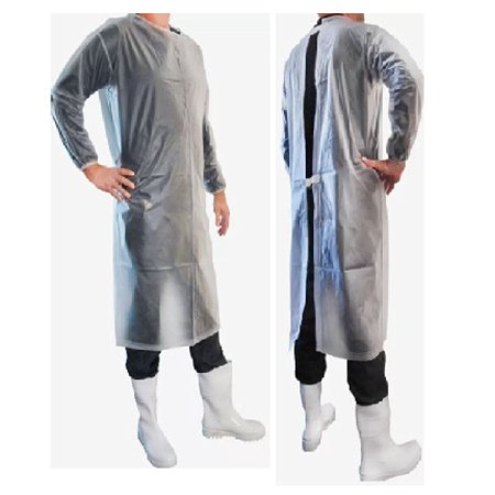 Avental Plastseg de Vinil Barbeiro Transparente CA30118