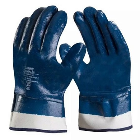 Luva Danny LightFlex Nitrilica Punho de Lona CA43320