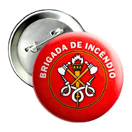 Botton 2,5cm Brigada de Incêndio