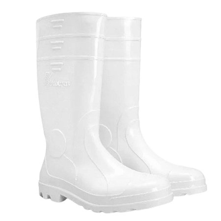 Bota de PVC Vulcabras Cano Longo Branca  CA36942