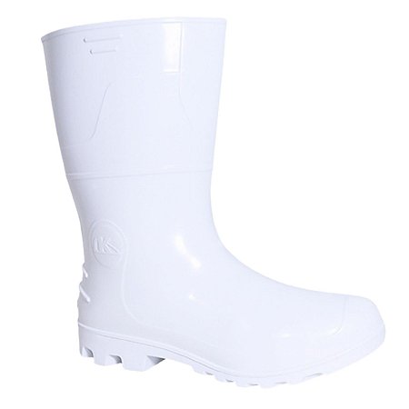 Bota de PVC Kadesh Safety Boots Cano Medio Branca CA42149