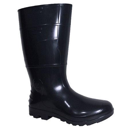 Bota de PVC Kadesh Safety Boots Cano Longo Preta CA42149