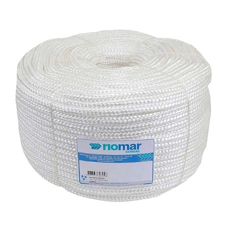 Corda Riomar Trançada PP 03MM Branca Rolo com 277M