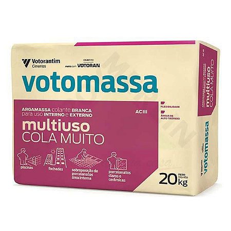 Argamassa ACIII Flexível Branca 20Kg