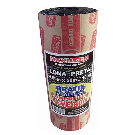 Lona Plástica 04 X 50 Metros
