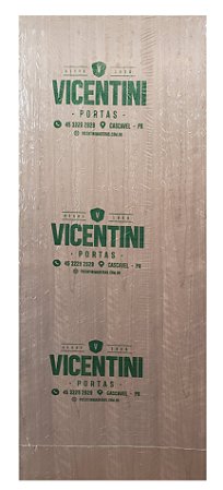 Porta Ipê Verniz Lisa 80 CM C/ Borda