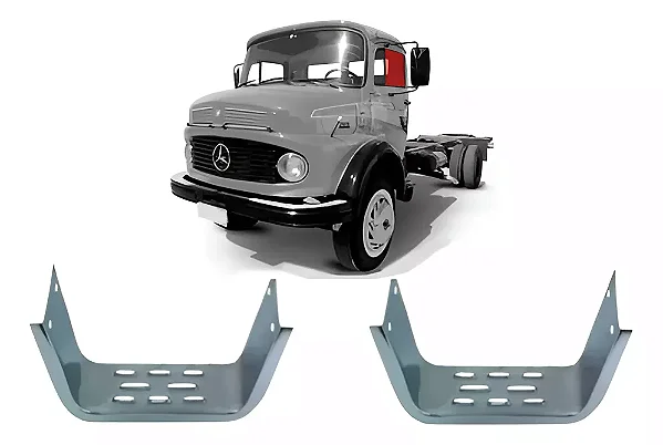 Par Estribo U Caminhão Mercedes 1113 1313 1318c - 344660132