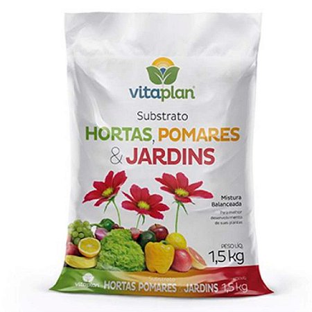 Substrato Hortas, Pomares e jardins 1,5Kg