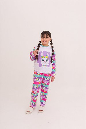 Pijama Longo - Lhama Cute