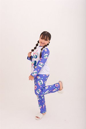 Pijama Longo - Panda MilkShake