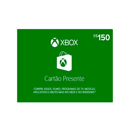 Cards Xbox com desconto