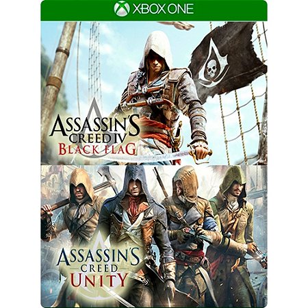 Assassins Creed Unity + Black Flag Xbox One [Código de 25 dígitos]