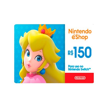 Cartão Nintendo R$150 Reais