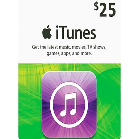 ITUNES GIFT CARD $25