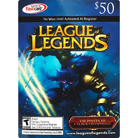 LEAGUE OF LEGENDS - $50 - USA