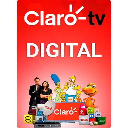 ASSINATURA CLARO TV DIGITAL 30 DIAS