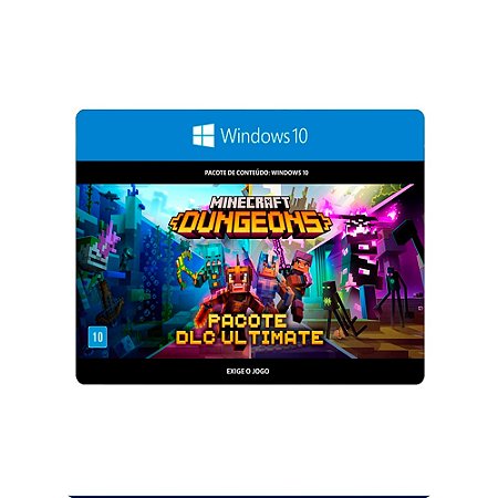 Minecraft Dungeons Ult DLC Bundle PC DDP BRL 74,95