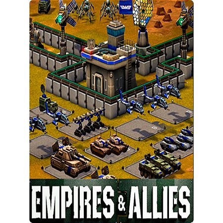 EMPIRES AND ALLIES  OURO - PASTAS - GOLD - CASE