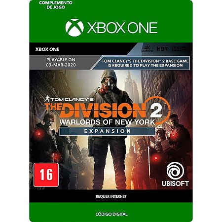 Brazil Xbox C2C Tom Clancy's The Division 2 Warlords of New York Expansion