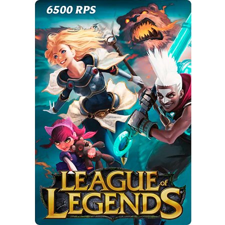 LEAGUE OF LEGENDS - 6500 RPS (5750+ 750 BÔNUS)