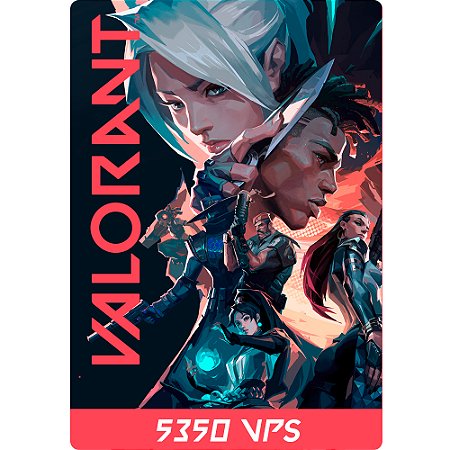 VALORANT - 5350 VPS (4750 + 600 BÔNUS)