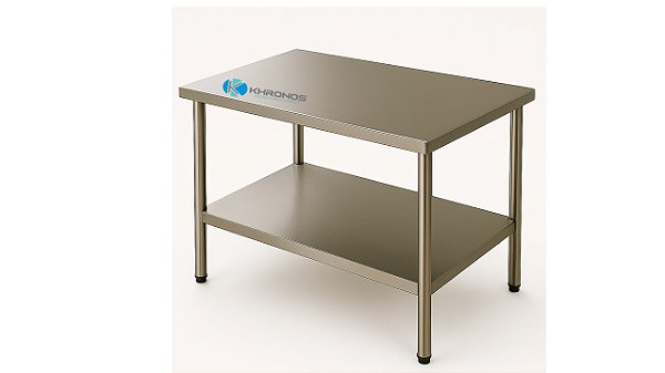 Mesa Aço Inox Industrial / Bancada De Apoio