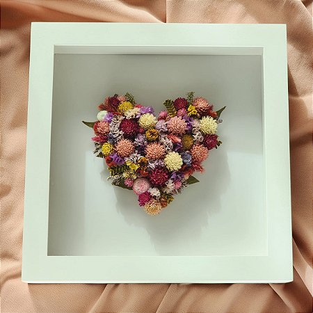 Quadro Coração Florido - Ternura