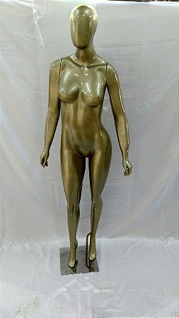 Manequim de Fibra Feminino Fitness Reta