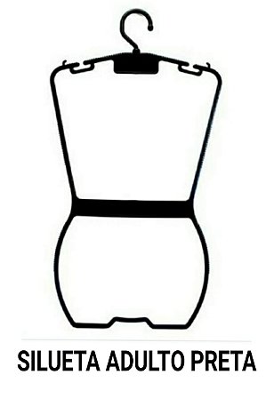 Cabide Colan / Silhueta Adulto