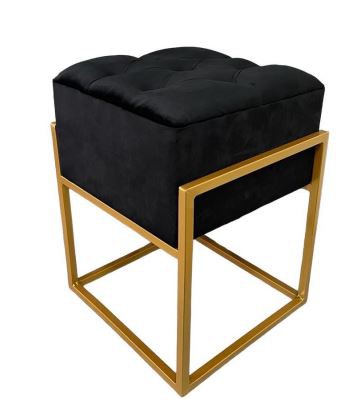 Puff Quadrado Luxo Simples