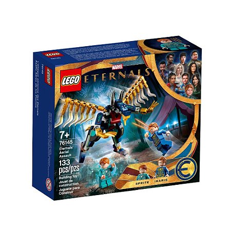 Lego Marvel 133 Peças Ataque Aéreo dos Eternos 76145