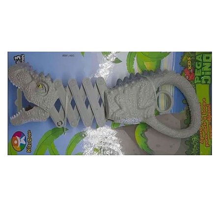 Pega Objetos Kids Zone Dinossauro Cinza