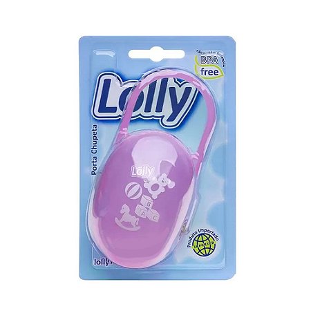 Porta Chupeta Lolly Rosa