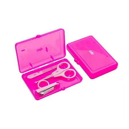 Kit Manicure Infantil Lolly Rosa