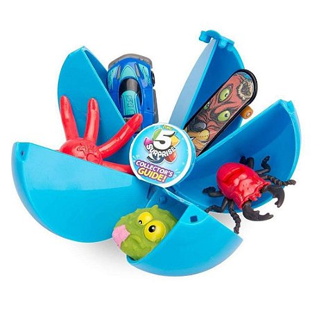 Brinquedo Surpresa Bola Zuru 5 Surprise Candide Azul - Pequenos