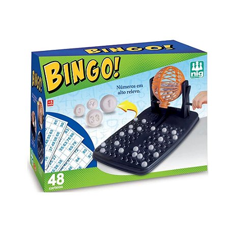 Jogo Tradicional Bingo Nig 48 Cartelas