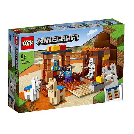 Lego Minecraft O Posto Comercial 201 peças 21167