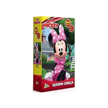 Quebra-Cabeça Minnie Disney Junior Toyster 200 peças