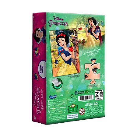 Princesas - Branca de Neve - Quebra-cabeça - 60 peças - Toyster