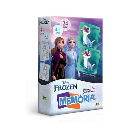 Super Kit Quebra-Cabeça, Dominó e Jogo da Memória Frozen 2 em