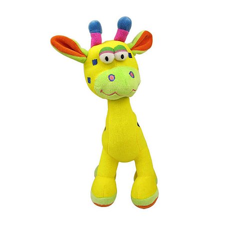 Chocalho de Pelúcia Playgro Minha Primeira Girafinha Elka