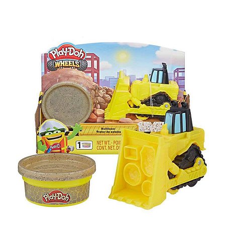 Massa de Modelar Play-Doh Hasbro Wheels Trator de Esteira